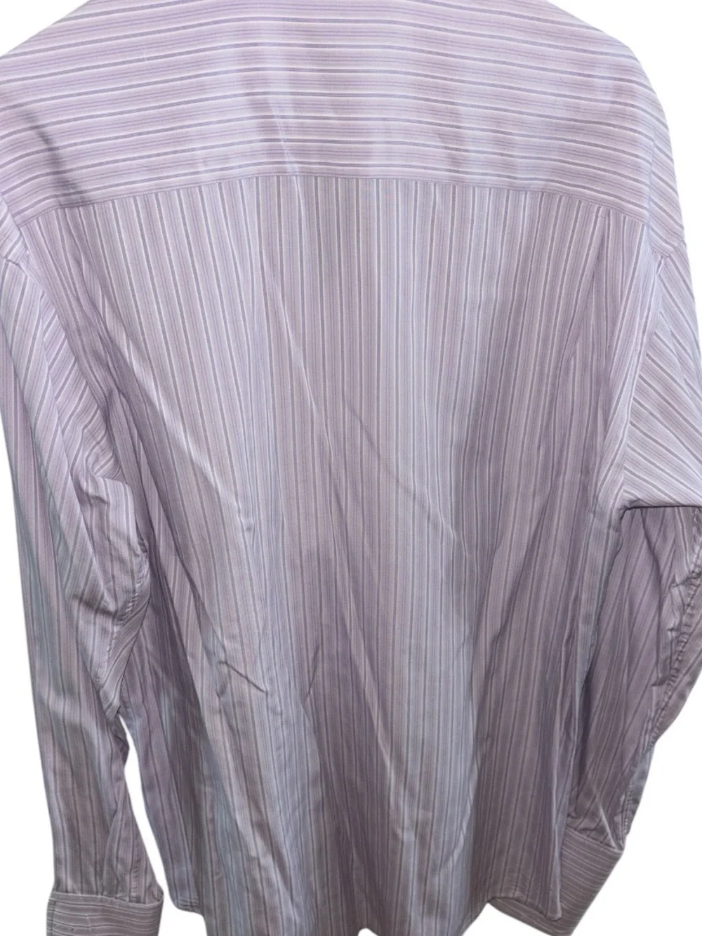 Gucci Lavender & White Striped Dress Shirt